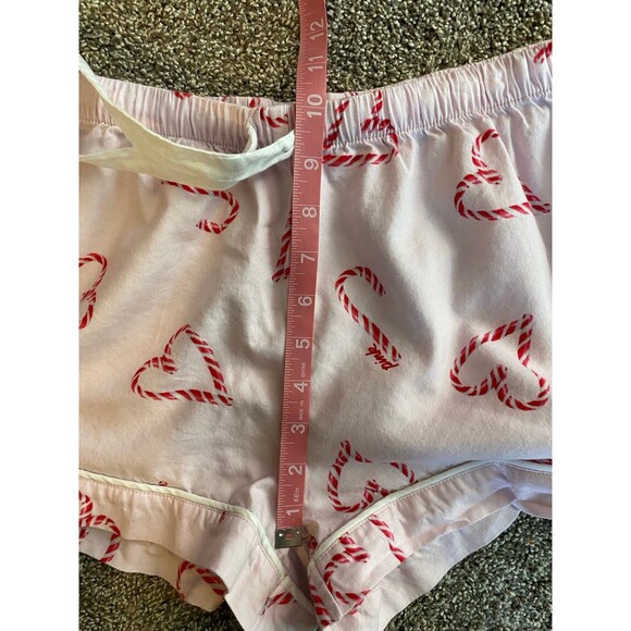 Victoria’s Secret PINK Candy Cane Heart Pajama Set (Size Small) - Picture 11 of 12